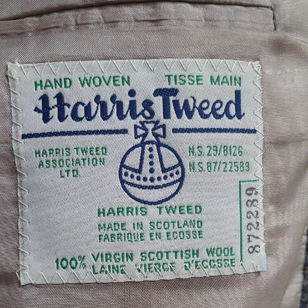 42R Harris Tweed Multicolor Striped Men's Blazer - Picture 5 of 10